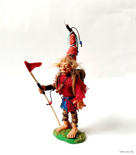 Фигурка путешественник, вандроўнік, кукла, сувенир, подарок. Little folk.