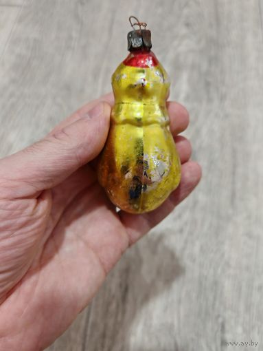 Игрушка елочная советская курица
