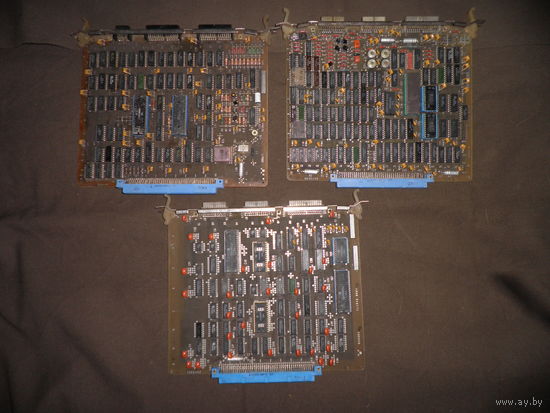 Платы 3 шт. от советского компьютера ЕС 1840-ЕС 1841.С рубля.