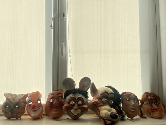 Коллекция карнавальных масок 7 штук