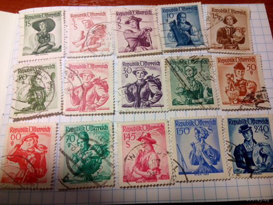 Марка  Австрия 1948