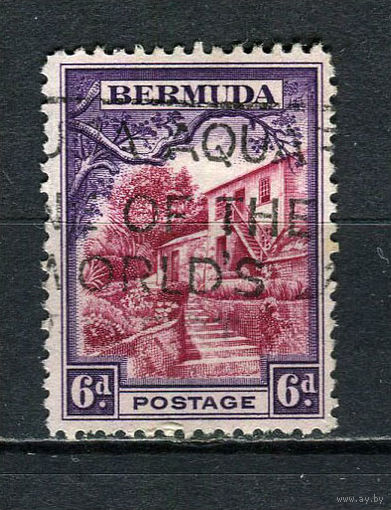 Британские колонии - Бермуды - 1936 - Почтовое отделение 6Р - [Mi.95] - 1 марка. Гашеная.  (Лот 41FQ)-T25P1