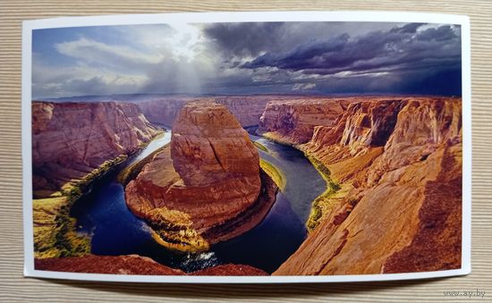 О-12. ПОДПИСАННАЯ ОТКРЫТКА. ГЕРМАНИЯ. ГРАНД КАНЬОН. АРИЗОНА.