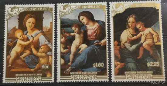 ПЕНРИН 354-356. РОЖДЕСТВО - КАРТИНЫ     MNH