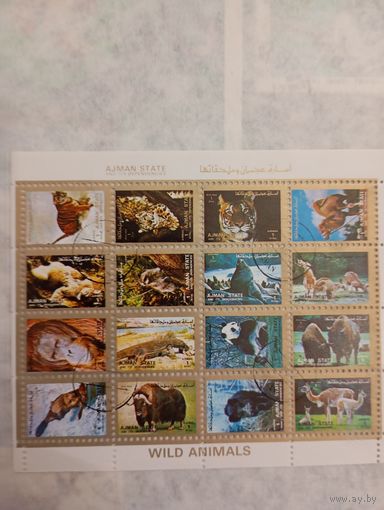 Фауна на почтовых марках