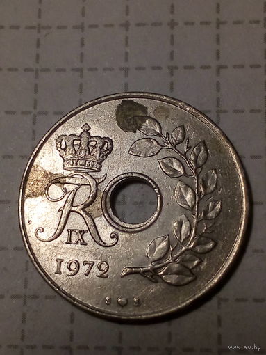25 эре  Дания 1972 год
