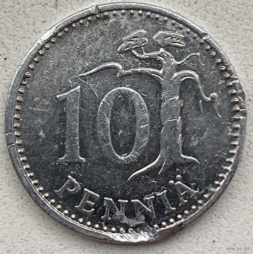 Финляндия 10 пенни 1988 г.