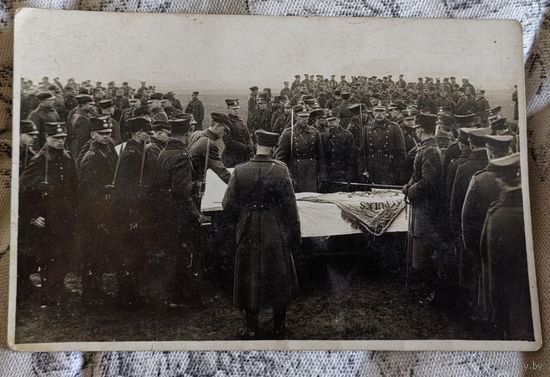 Принятия присяги... ПМВ. Латвийская армия цифра на погонах 12