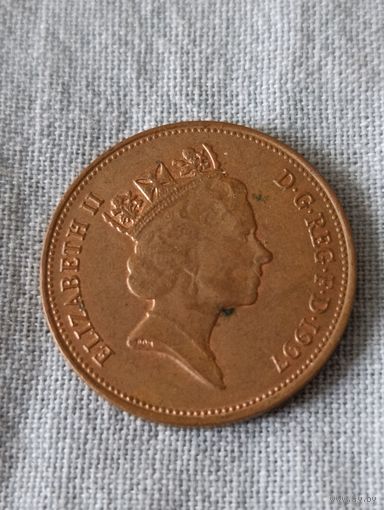 Великобритания. 2 пенса 1997 года. (4)