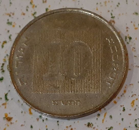 Израиль 10 агорот, 2000 (14-16-1)