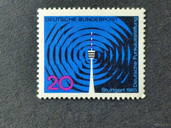 Германия 1965. Радиовыставка в Штутгарте. Полная серия