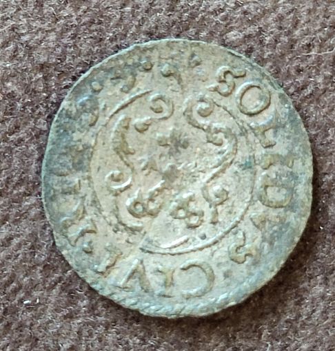 Солид (шиллинг) 1634 г. Кристина Августа Ваза, Прибалтика под Швецией