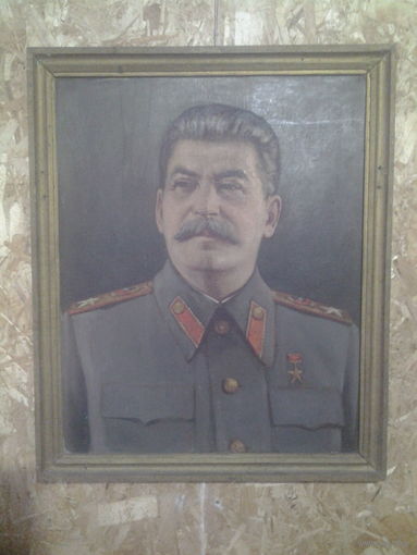 Портрет Сталина маслом