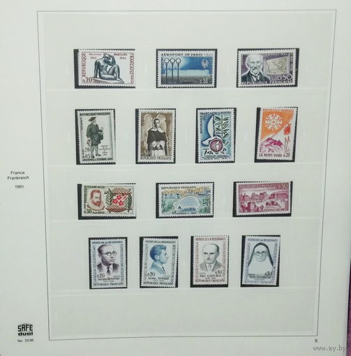 ФРАНЦИЯ.Хронология.РАСПРОДАЖА АЛЬБОМА ПОСТРАНИЧНО !Могут встречаться аккуратные наклейки! СОСТОЯНИЕ НА ФОТО !