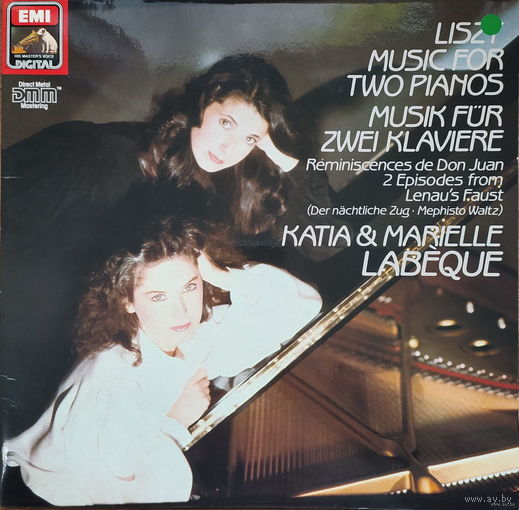 Liszt, Katia & Marielle Labeque – Music For Two Pianos - Musik Fur Zwei Klaviere / Germany