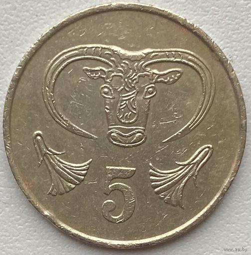 Кипр 5 центов 1983 г.