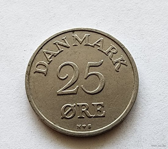Дания 25 эре, 1954