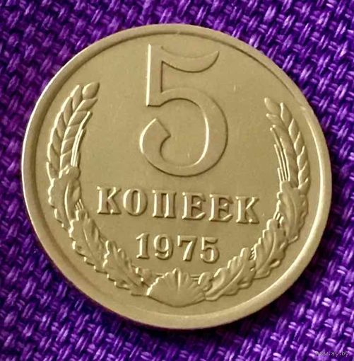5 копеек 1975 года.