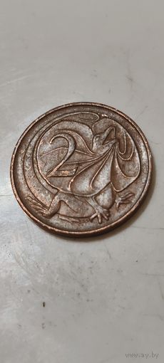 Австралия 2 цента 1966
