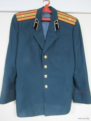 Тужурка. Китель парадный (морская волна). Майор артиллерия. ВС. Вооруженные силы. Армия. Ретро СССР. м