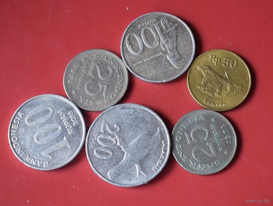 Индонезия 6 монет