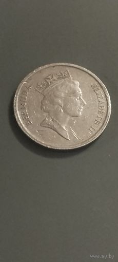Бермуды 10 центов 1986г.