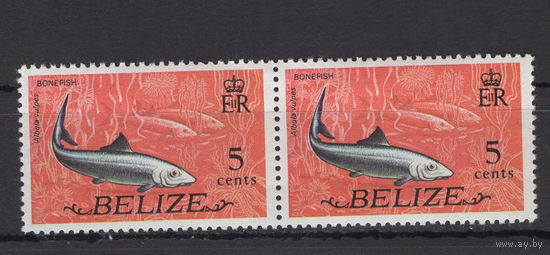 Белиз 1974** Морская фауна Рыбы сцепка