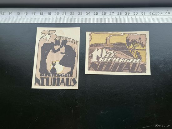 Германия-нотгельд  10.25 пфеннигов 1922  Neuhaus