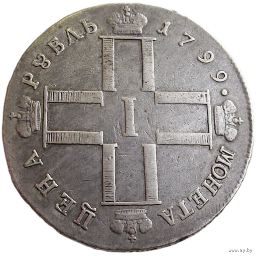 РИ, 1 рубль 1799 года СМ ФЦ, XF, Павел I, серебро 868/ 20,73 г. Биткин #36 Доставка только при личной встрече, связь по телефону или мессенджеру.