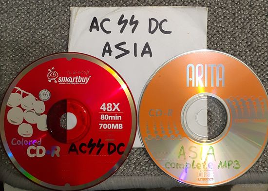 CD MP3 AC/DC, ASIA - 2 CD.