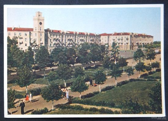 Минск  новая улица в поселке тракторного завода  1959