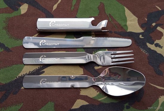 Походный набор столовых приборов Следопыт