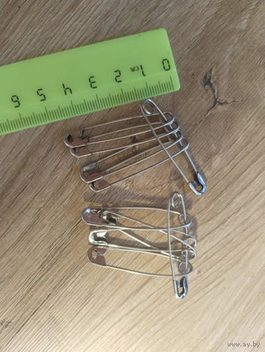 Булавки безопасные, лот 10шт