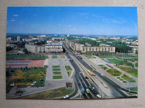 С001 Открытка Витебск Площадь Победы Чистая СССР 1982 Фото Захарченко