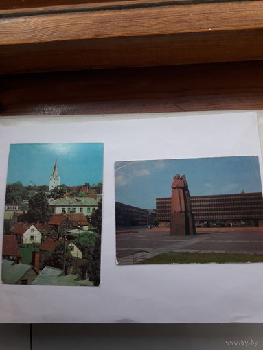 Открытки Виды городов Латвийской СССР