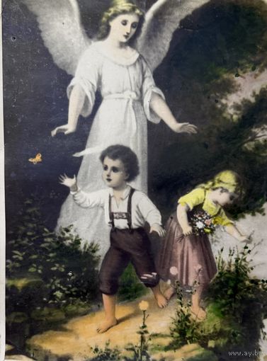 Литография Ангел хранитель