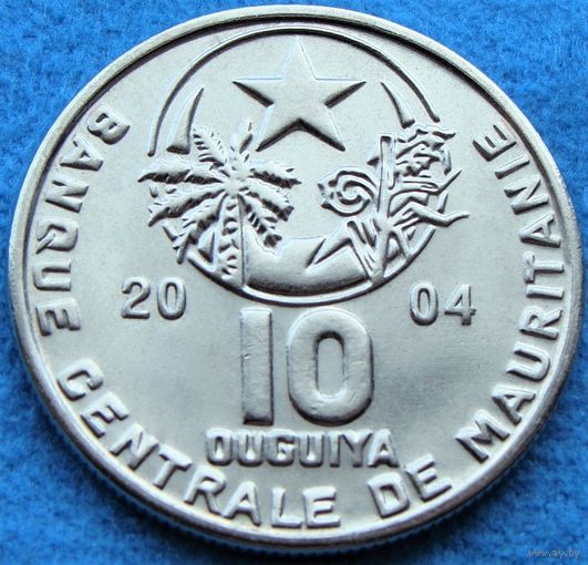 Мавритания. 10 угий 2004 год  KM#4a