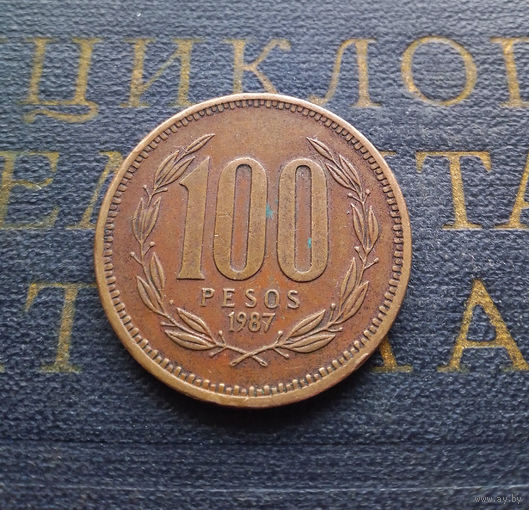 100 песо 1987 Чили #01