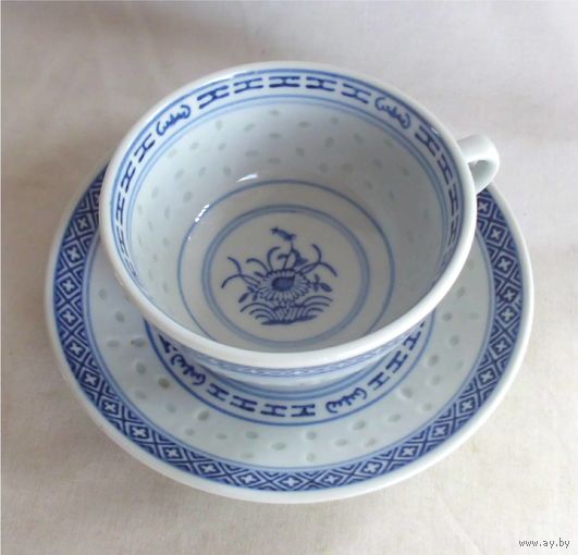 Чайная пара Чай Пиала Рисовый фарфор Китай