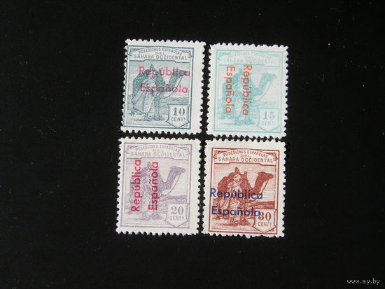 Испанская Сахара 1931, Туземец и верблюд