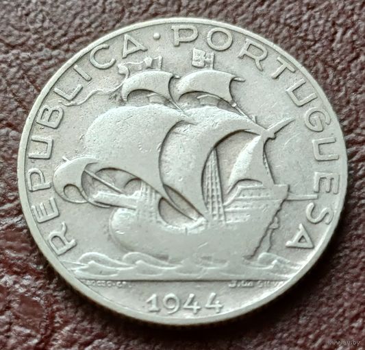 Португалия 2.5 эскудо, 1944     ( 1-2-2 )