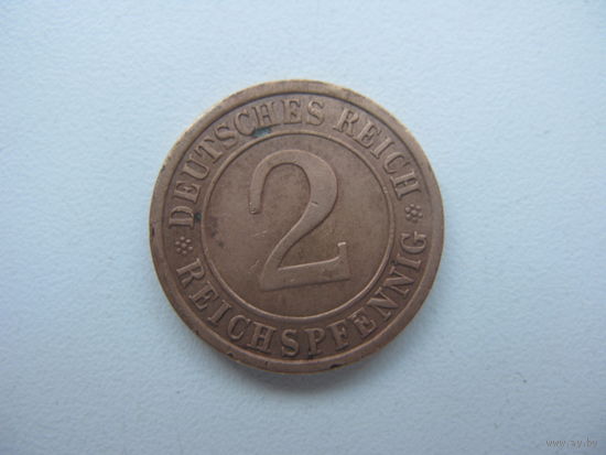Германия 2 пфеннига 1936  А