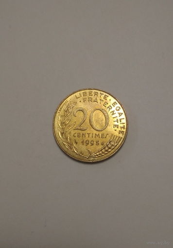 Франция / 20 сантимов / 1995 год