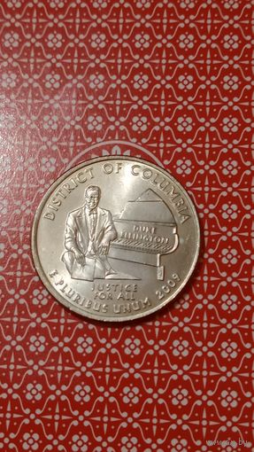 США квотер 1/4 доллара 2009 Р округ Колумбия