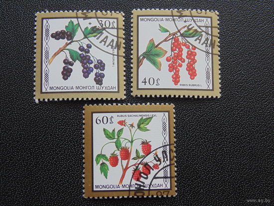 Монголия 1987 г. Флора.