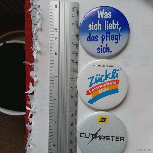 Значки из ГДР 3 шт