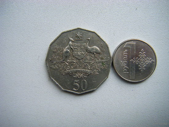 Австралия 50 центов 2001г.