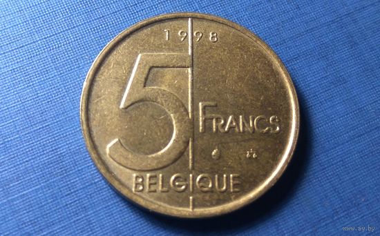 5 франков 1998 BELGIQUE. Бельгия.