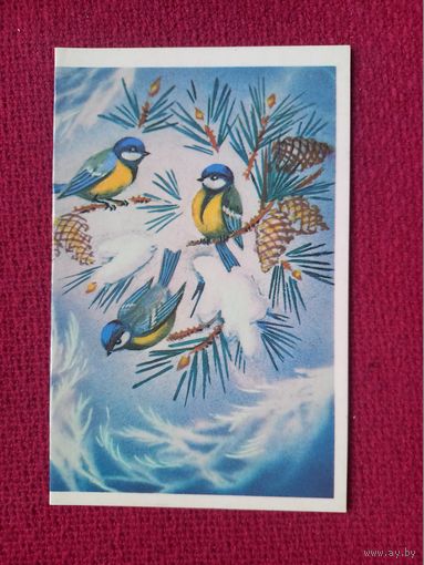 С Новым Годом! Соколова 1988 г. Двойная. Чистая.