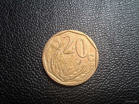 ЮАР 20 центов 2008